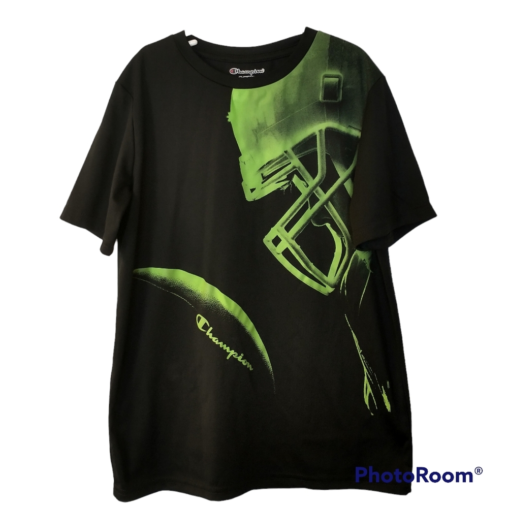 Boy's Champion Football Short Sleeve T-shirt Size Large